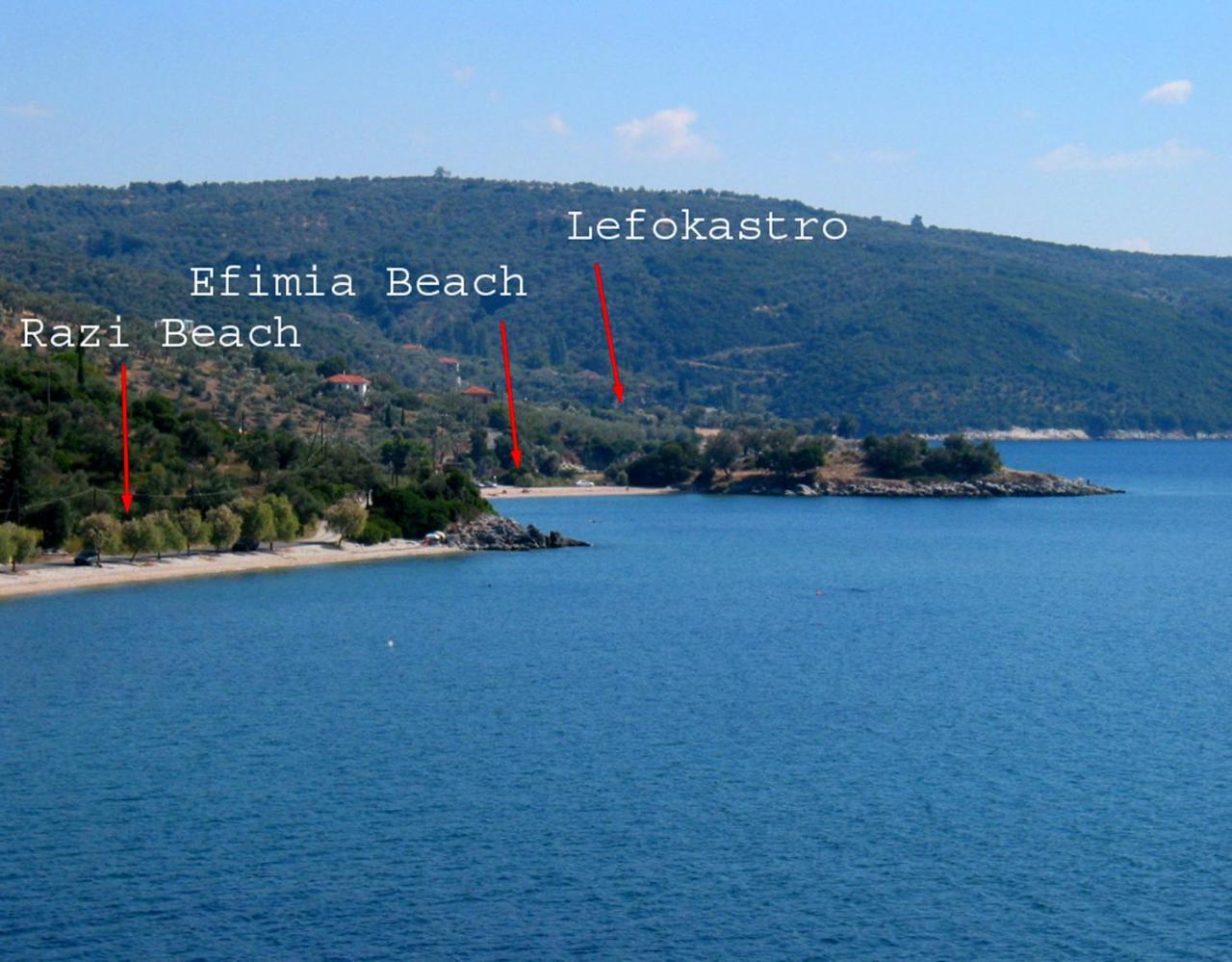 Razi Beach Lefokastro Exterior foto